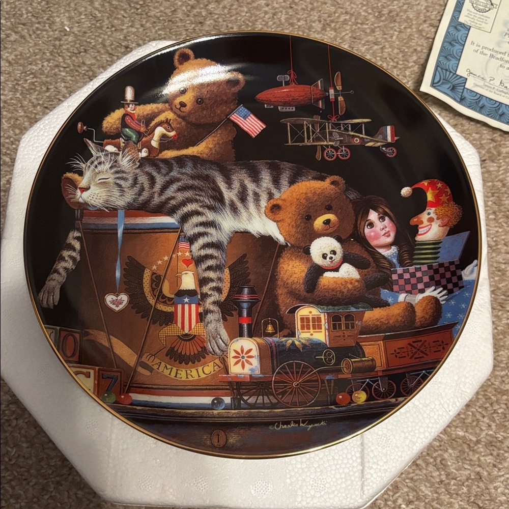Charles Wysocki 1999 Plate 10th Issue Prescott All Played Out